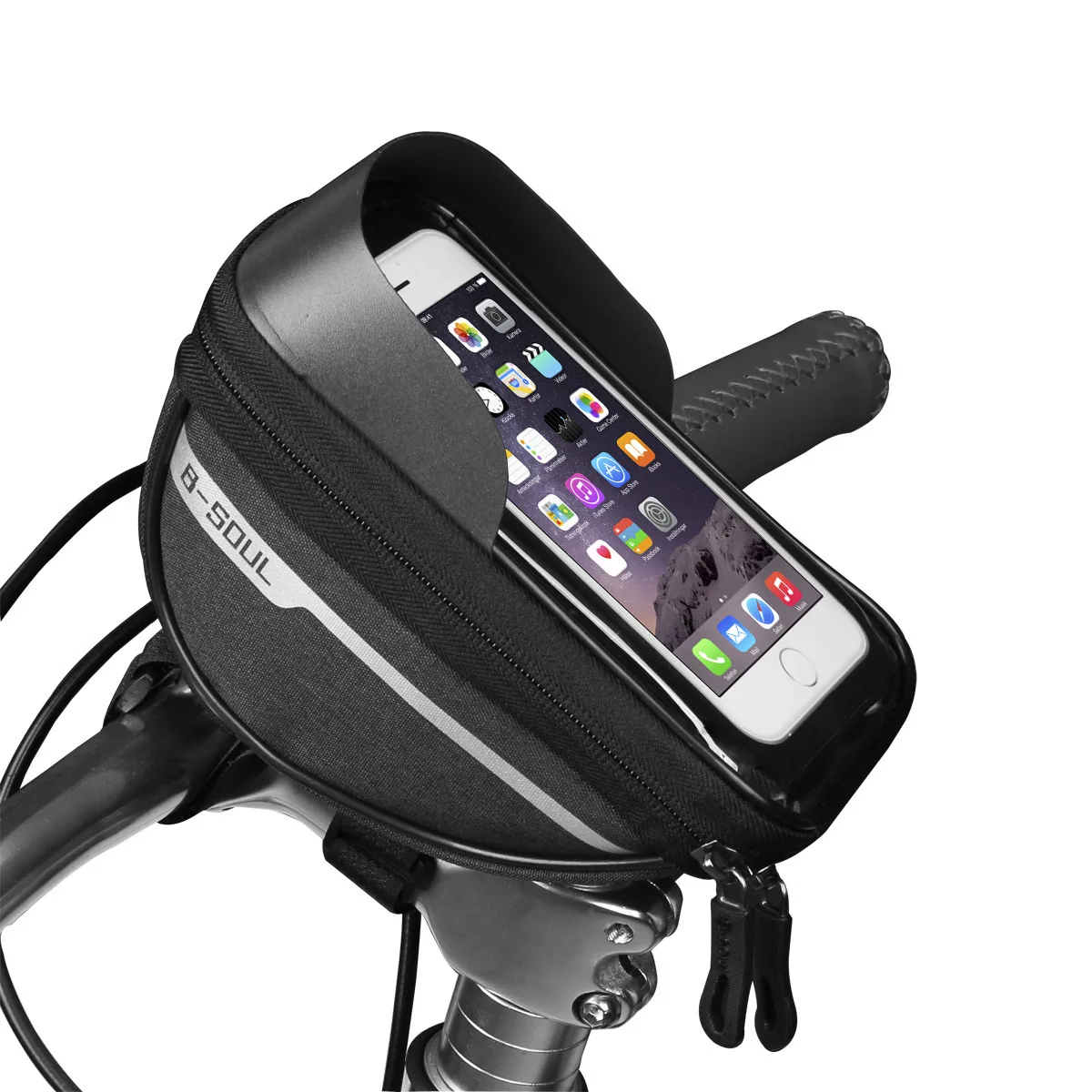 Cycling Gear Organizer - Waterproof Touch Screen Bike Handlebar Bag