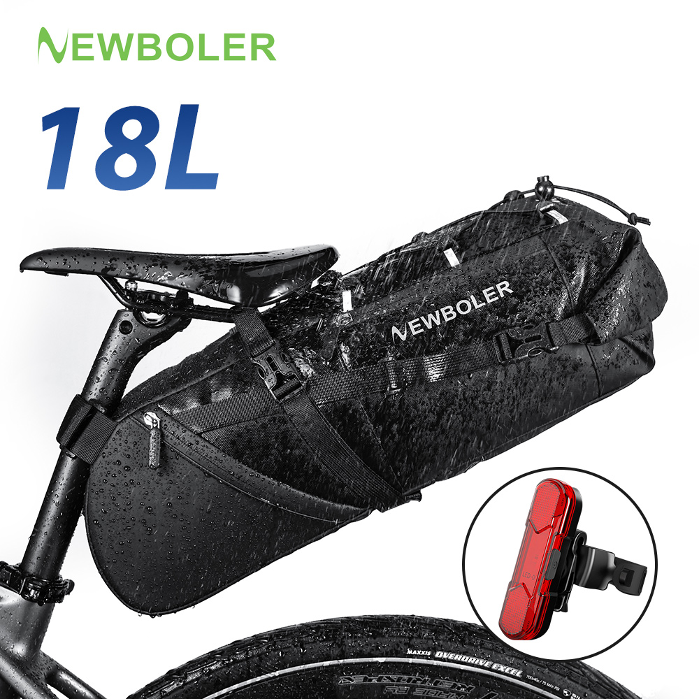 Cycling Gear Organizer - NEWBOLER 18L Bike Saddle Bag Waterproof