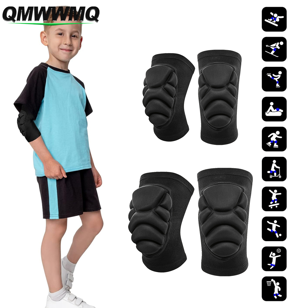 Cycling Safety Gear For Kids - 1Pair Kids Protective Knee and Elbow