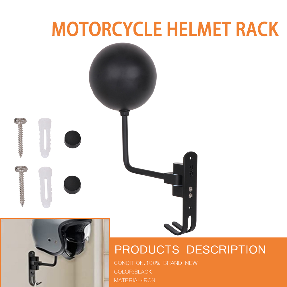 Cycling Gear Wall Mount - Motorcycles Helmet Rack Wall Mount Helmet