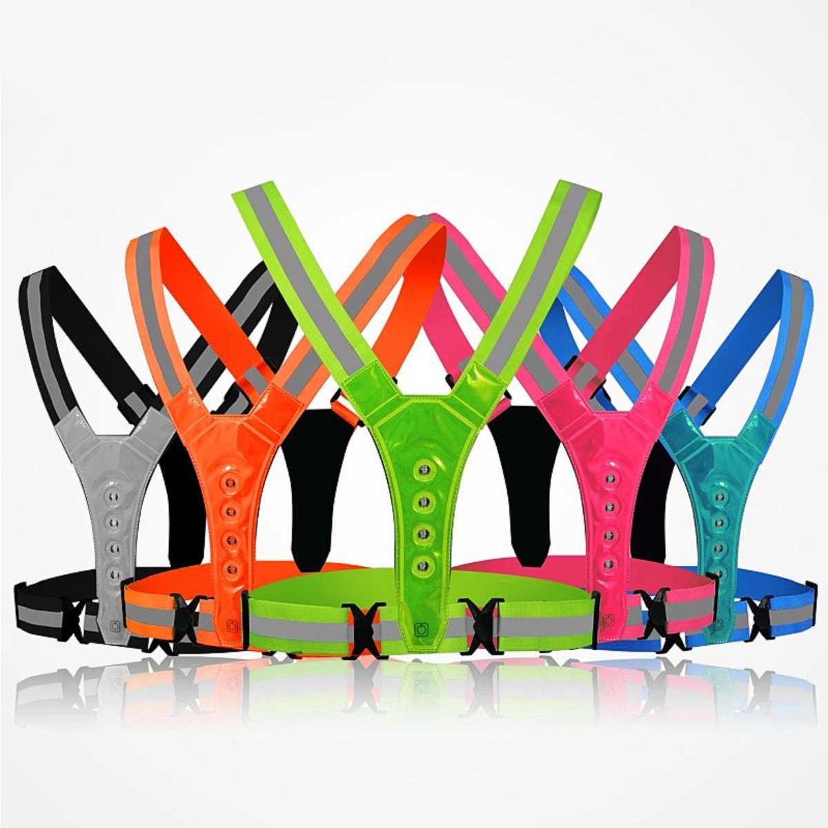 Cycling Gear Winter - Adjustable LED Running & Cycling Safety