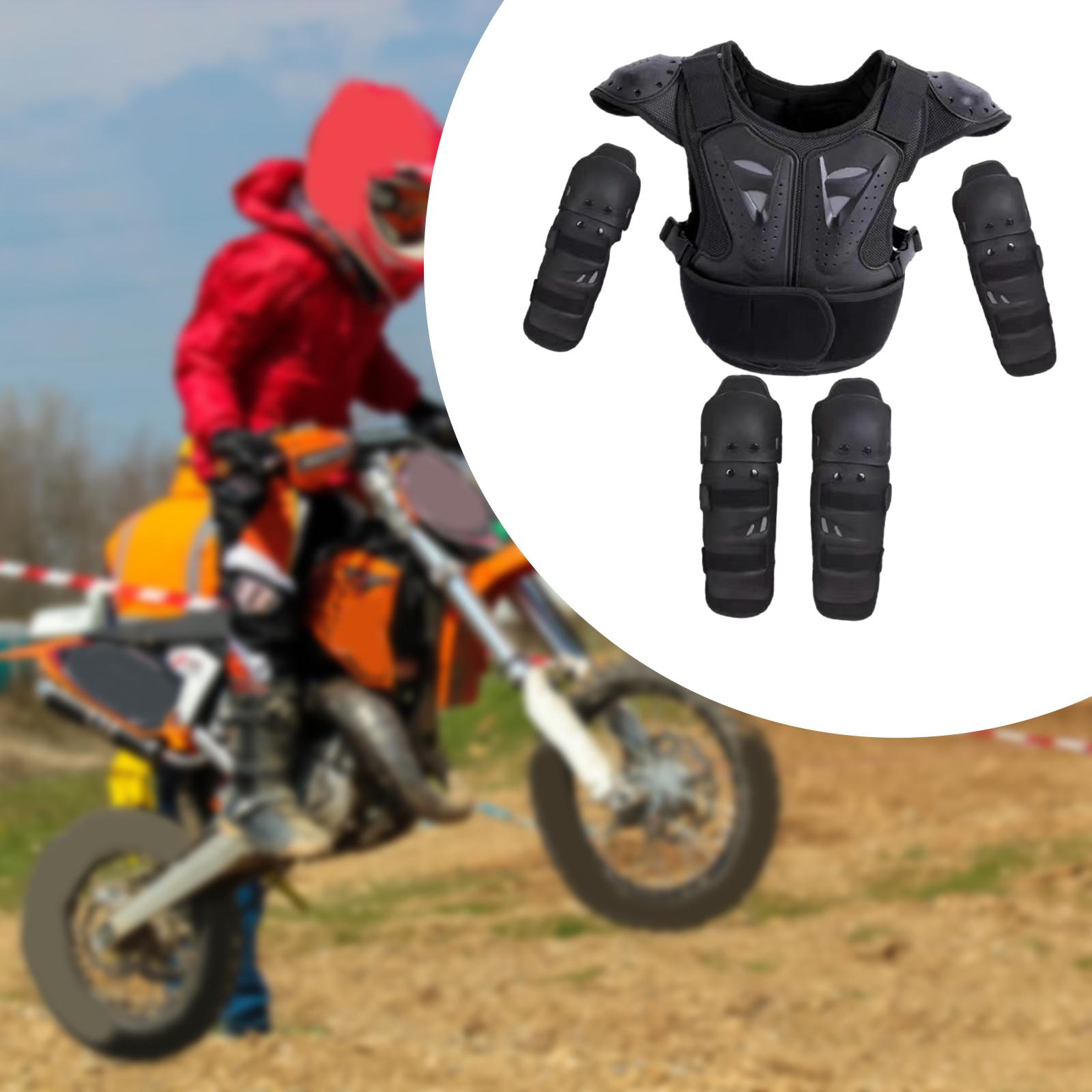 Cycling Safety Gear For Kids - Kids Motorcycle Protective Suit Full Body