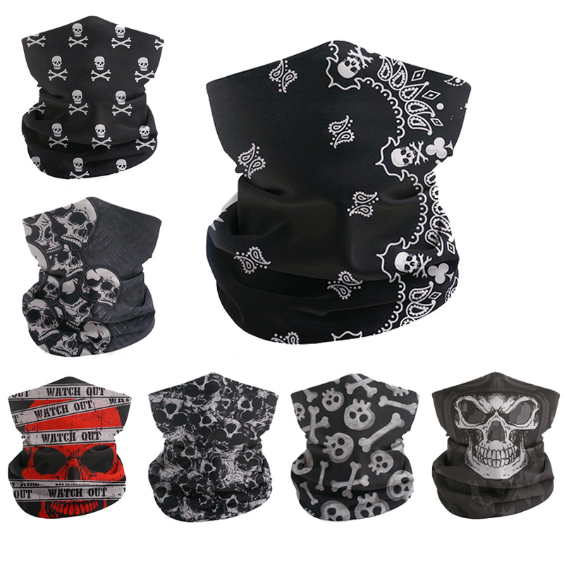 Cycling Gear Gifts - Skull Pattern Sunscreen Tube Cycling Cover