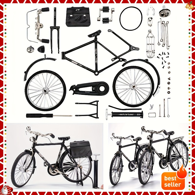 Vintage Cycling Gear - Detailed Vintage Simulation Bicycle Model Kit