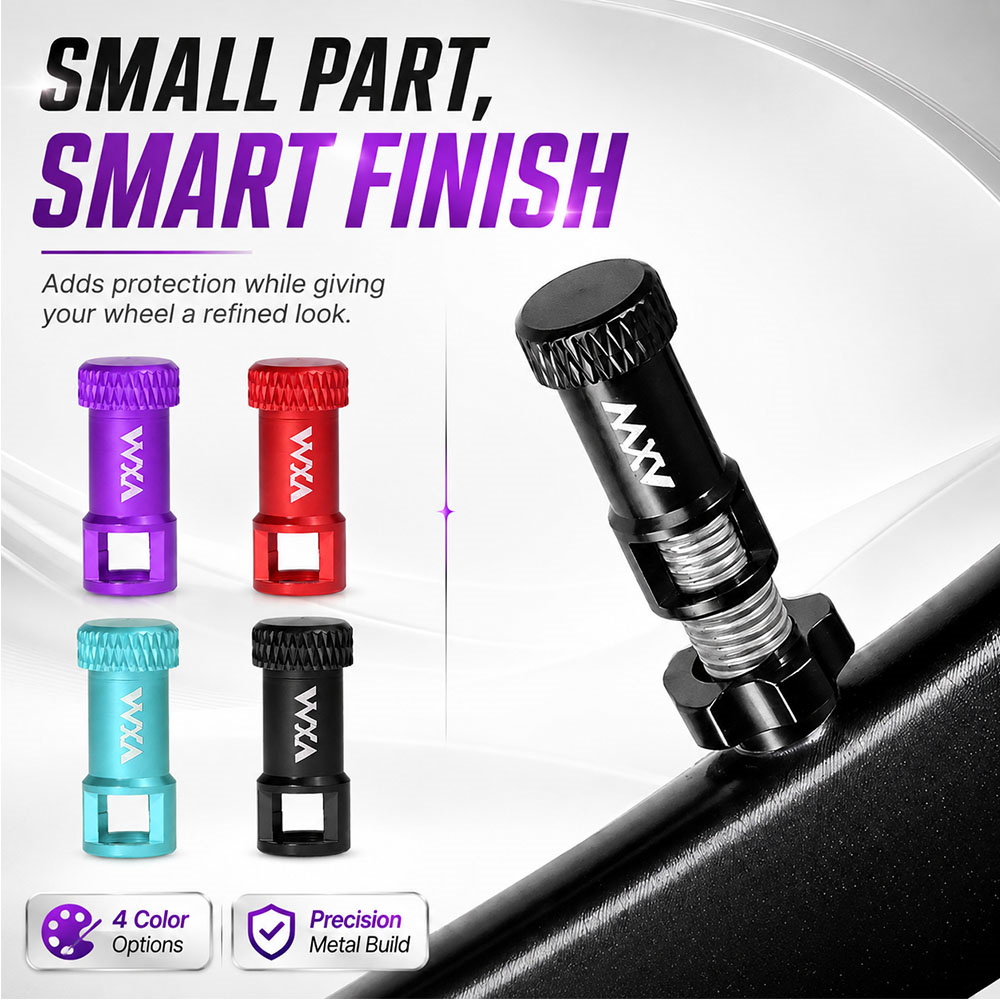 Cycling Gear Gravel - Bicycle Presta Valve Cap Core Removal