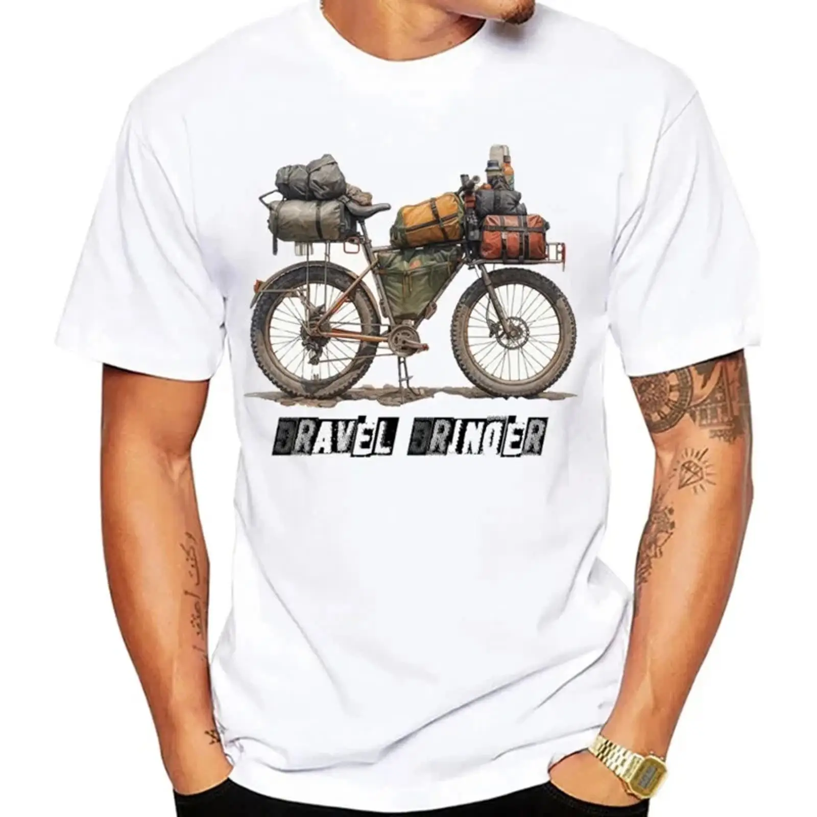 Cycling Gear Gravel - Gravel Bikepacking Cycling T Shirt Summer