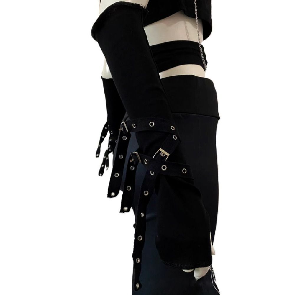 Gothic Style Half-fingered Got - Cycling Arm Warmers ulasan dan harga