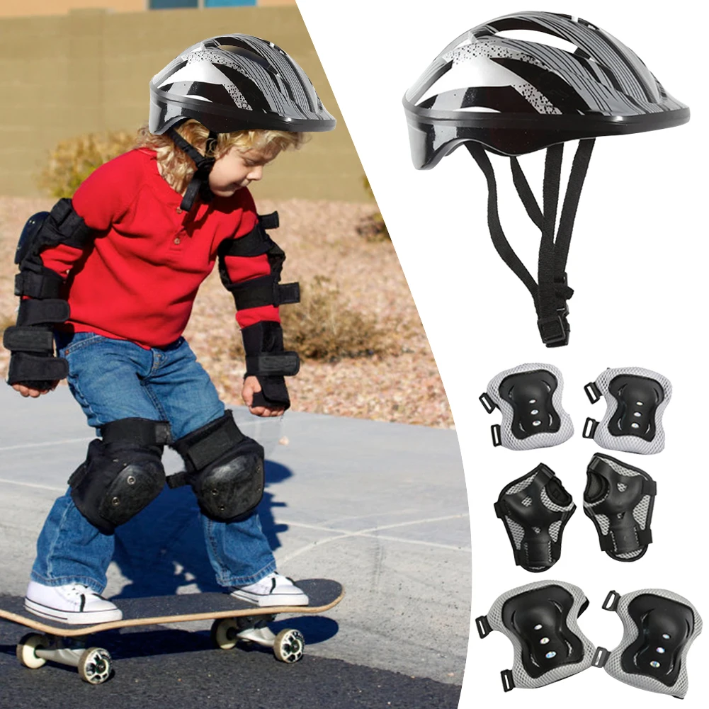 7Pcs Bicycle Sport Protective  - Cycling Safety Gear For Kids ulasan dan harga