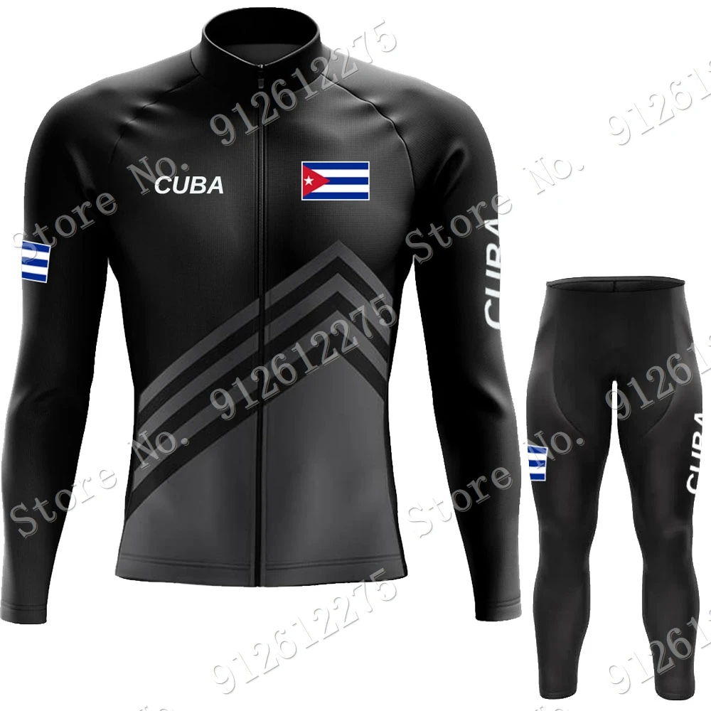 Cuba Cycling Jersey Set Cyclin - Cycling Gear Winter ulasan dan harga