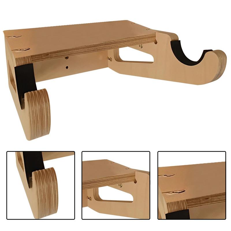 Bike Wall Rack Wooden Bicycle  - Cycling Gear Wall Mount ulasan dan harga