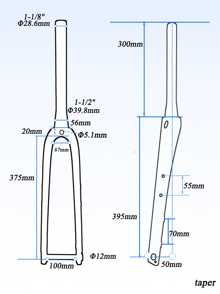 Gravel Bike Fork T1000 Full Ca - Cycling Gear Gravel ulasan dan harga