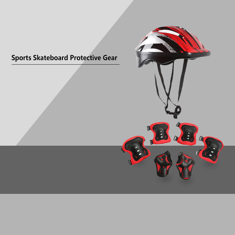 7Pcs/Set Kids Knee Pads and El - Cycling Safety Gear For Kids ulasan dan harga