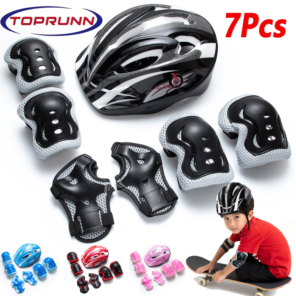 7 in 1 Kids Protective Gear Se - Cycling Safety Gear For Kids ulasan dan harga