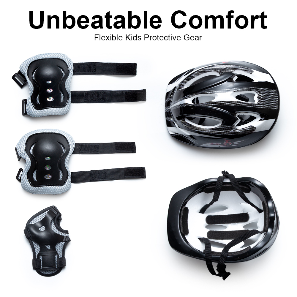7 in 1 Kids Protective Gear Se - Cycling Safety Gear For Kids ulasan dan harga