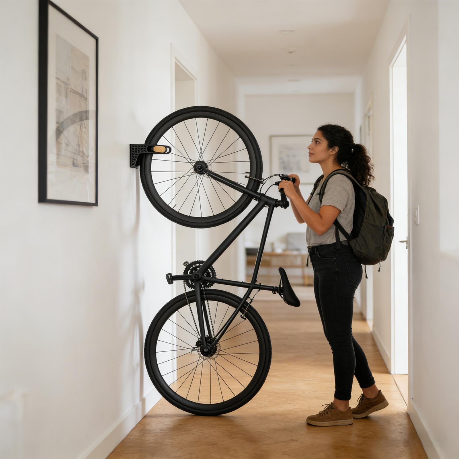 Road Bike Hanging Rack Wall Bi - Cycling Gear Wall Mount ulasan dan harga