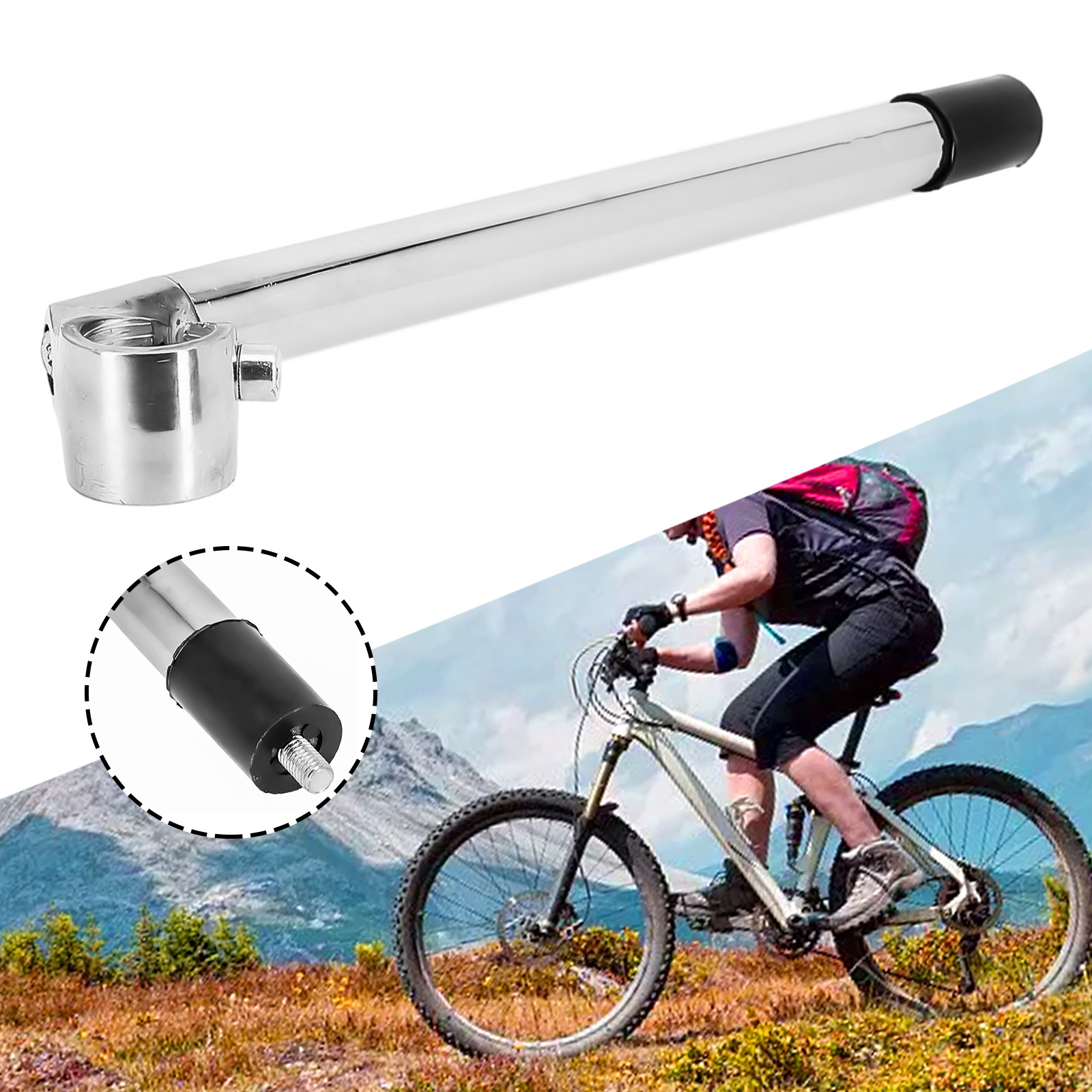 1PC Chrome Handlebar Stem Quil - Vintage Cycling Gear ulasan dan harga