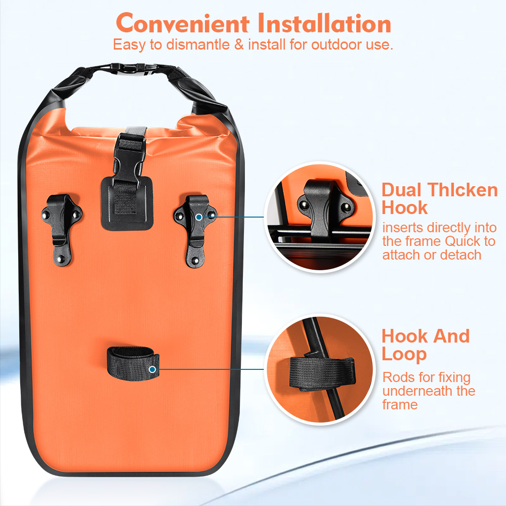NEWBOLER 10L 20L Waterproof Cy - Cycling Gear Organizer ulasan dan harga