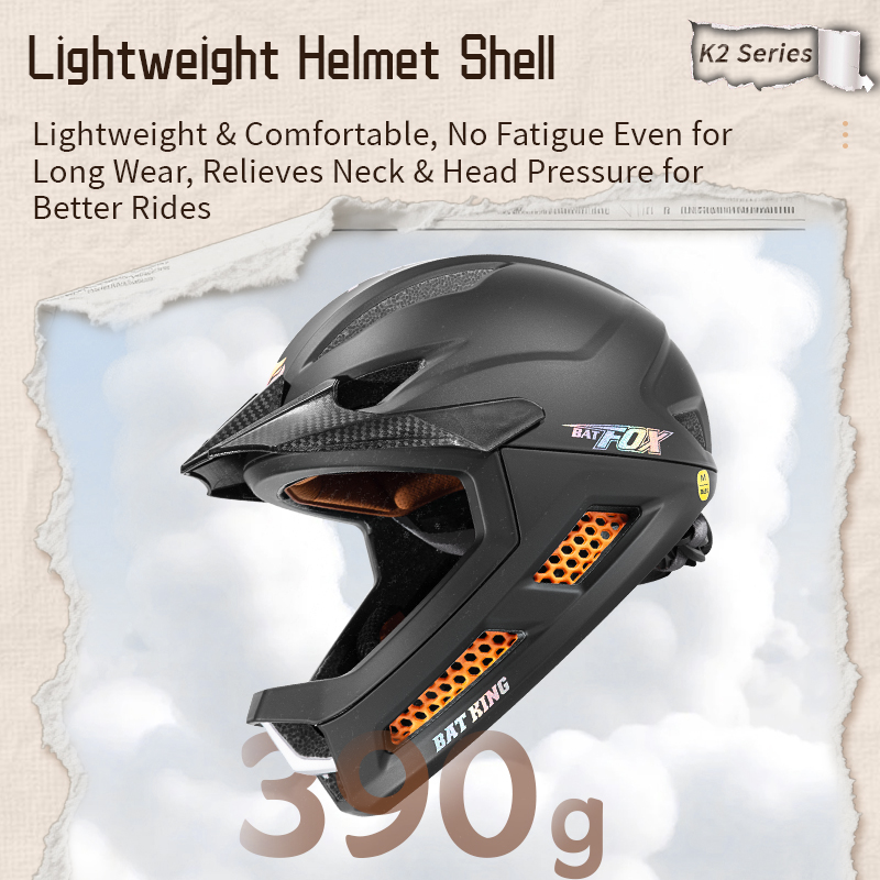 BATFOX Kids Full Face Cycling  - Cycling Safety Gear For Kids ulasan dan harga