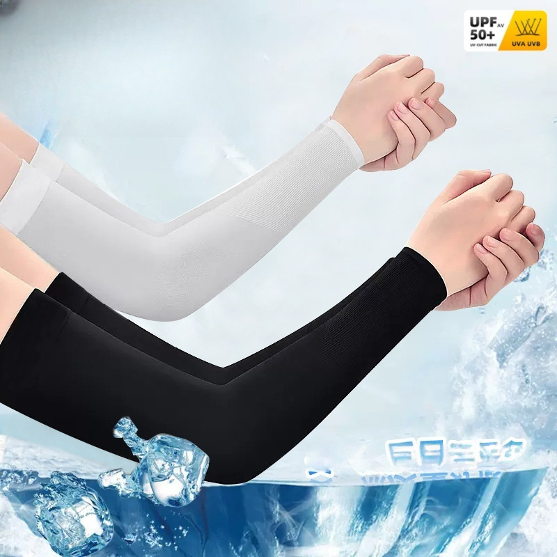 2pcs Ice Silk Arm Sleeves, Bre - Cycling Gear Man ulasan dan harga