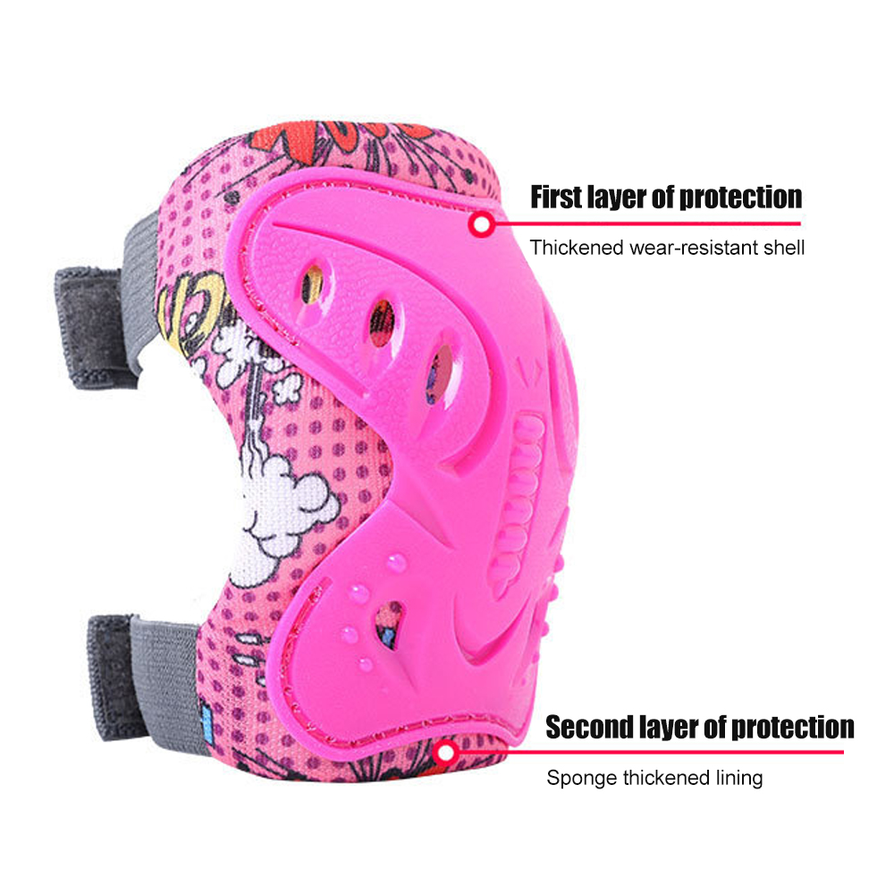 Kids Knee & Elbow Pads Set - P - Cycling Safety Gear For Kids ulasan dan harga