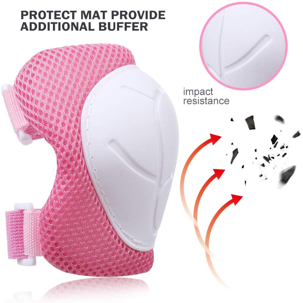 6Pcs/Set Protective Gears Set  - Cycling Safety Gear For Kids ulasan dan harga