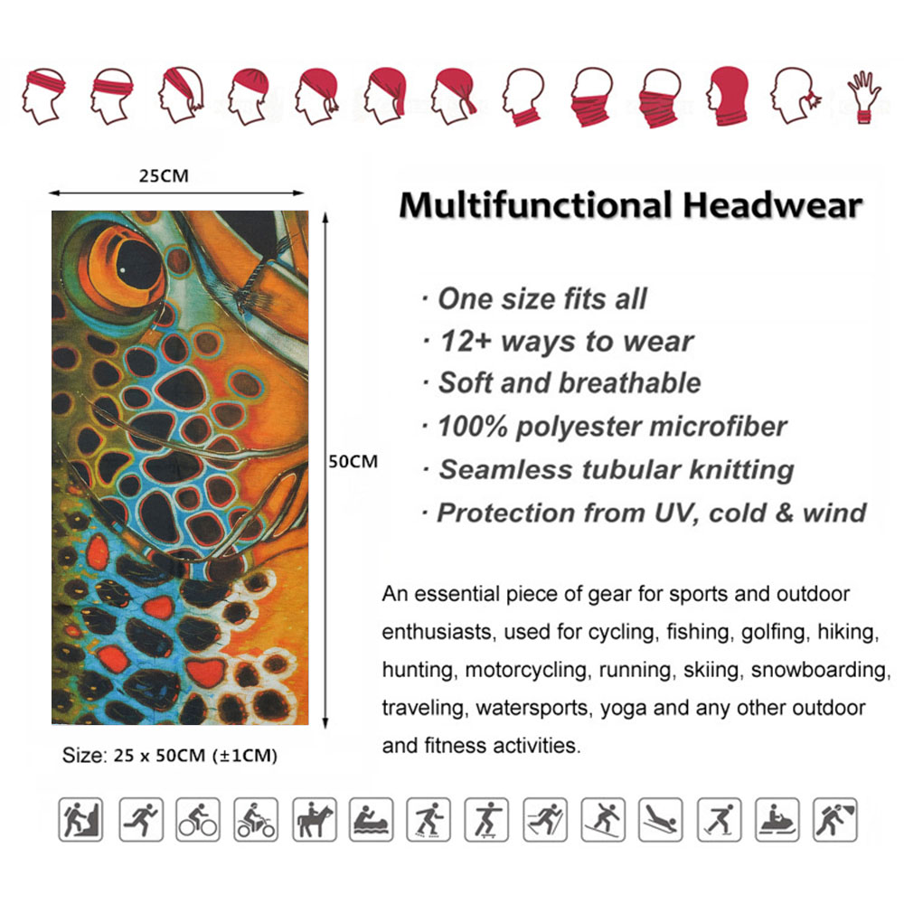 Windproof Fish Pattern Neck Wa - Cycling Gear Gifts ulasan dan harga