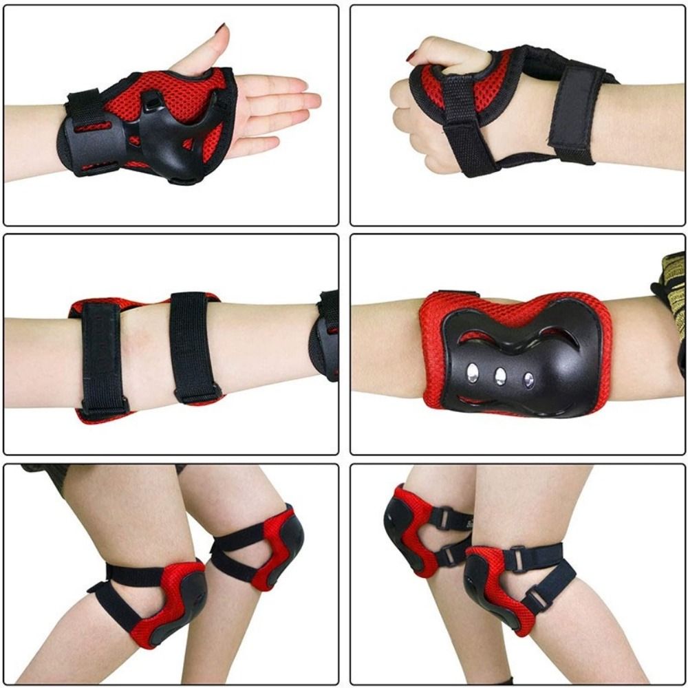 Kids Helmet Knee Elbow Pads Wr - Cycling Safety Gear For Kids ulasan dan harga