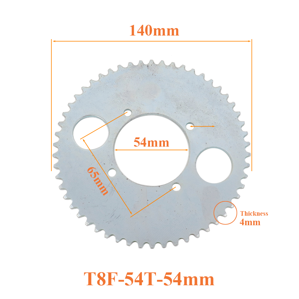T8F 54T Chain Plate 54mm 54 To - Cycling Gear Box ulasan dan harga