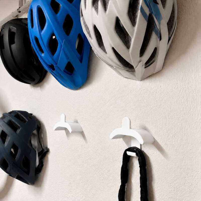 Wall Mount Bike Helmet Storage - Cycling Gear Wall Mount ulasan dan harga