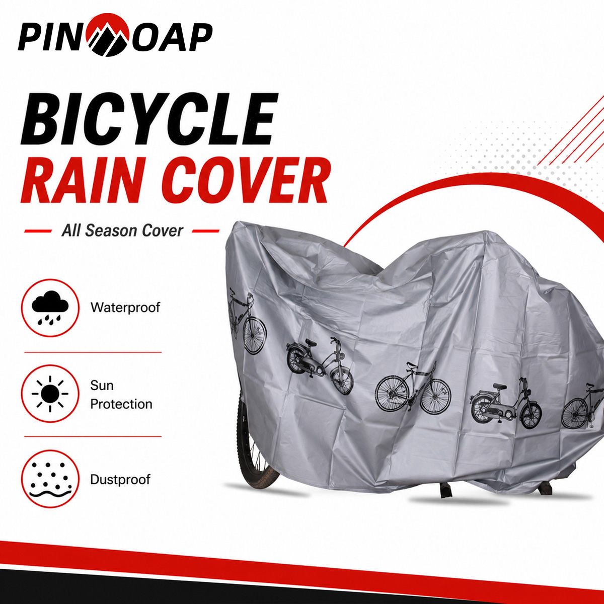 PINMOAP Universal Bicycle Rain - Cycling Gear Organizer ulasan dan harga