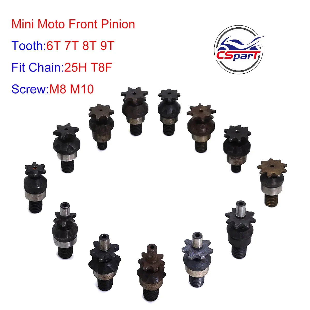 6T 7T 8T 9T 25H T8F M8 M10 Cha - Cycling Gear Box ulasan dan harga