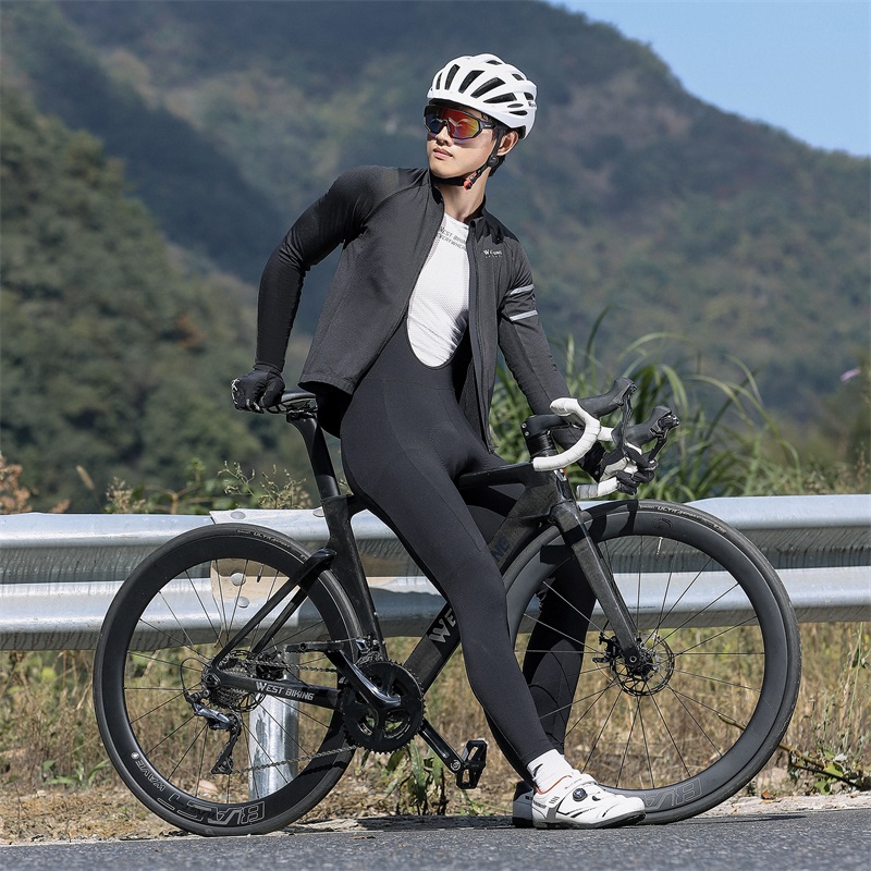 WEST BIKING Winter Fleece Cycl - Cycling Gear Lycra ulasan dan harga