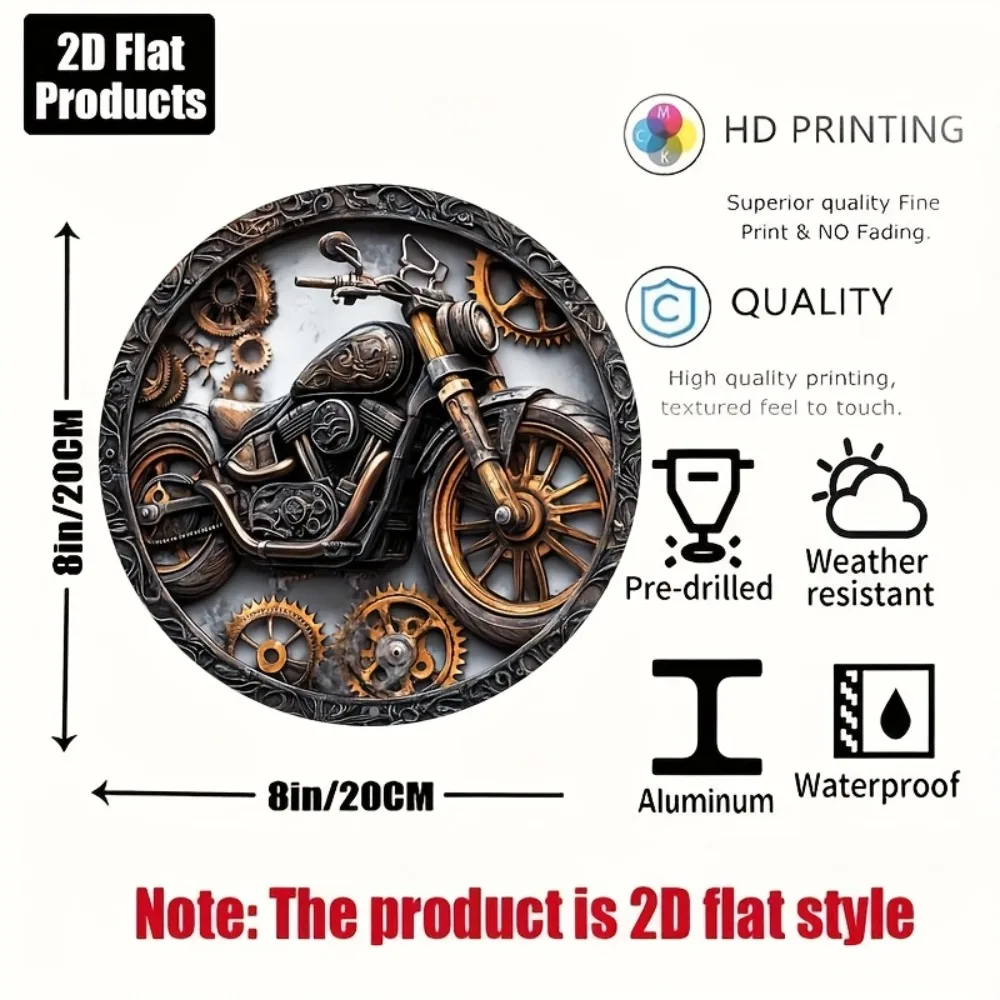 Motor cycle Vintage Metal Sign - Cycling Gear Gifts ulasan dan harga