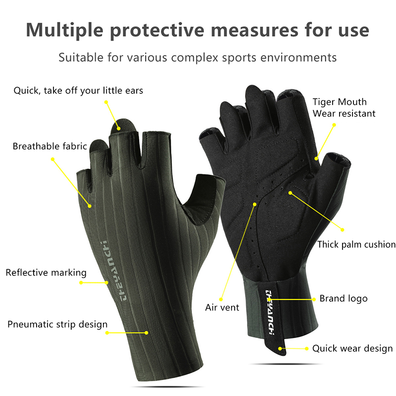 Summer Breathable Half Finger  - Cycling Gear Padding ulasan dan harga