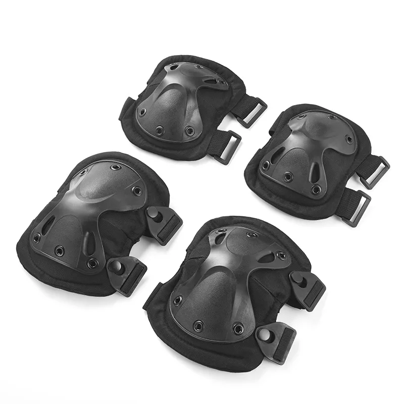 Tactical Knee Elbow Pads Set M - Cycling Gear Padding ulasan dan harga