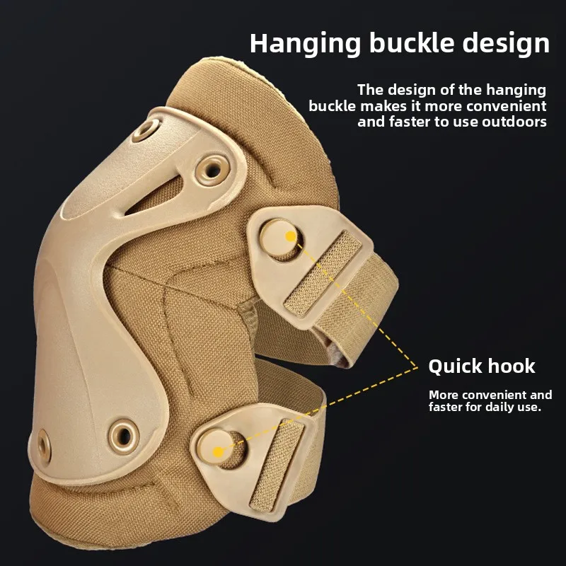 Tactical Knee Elbow Pads Set M - Cycling Gear Padding ulasan dan harga