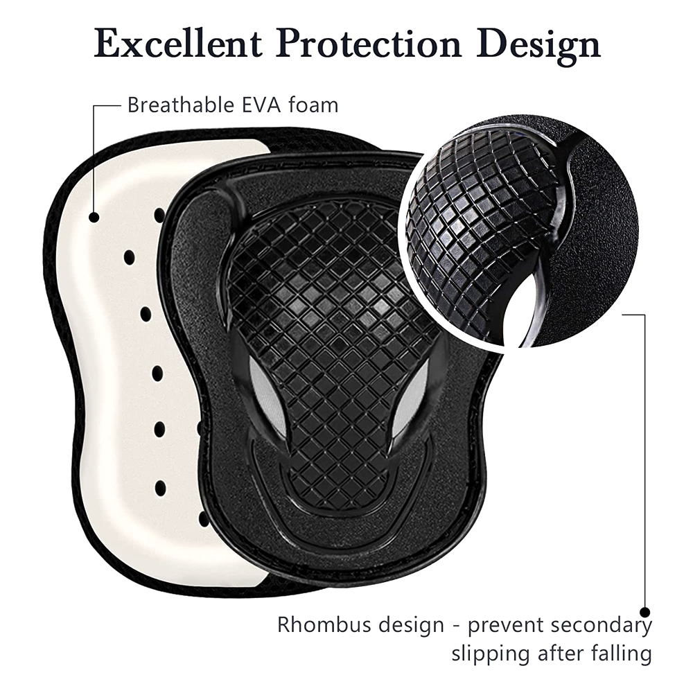 GOMOREON 6Pcs/Set Kids Safety  - Cycling Safety Gear For Kids ulasan dan harga