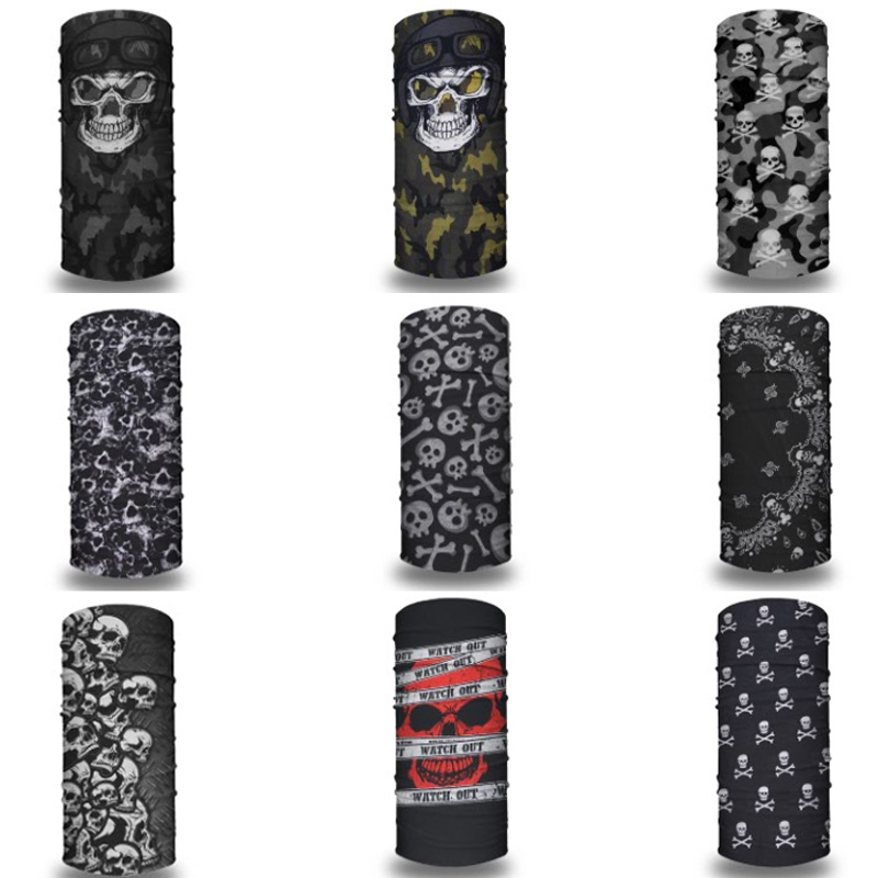 Skull Pattern Sunscreen Tube C - Cycling Gear Gifts ulasan dan harga