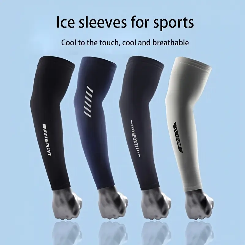 Ice Silk Sleeve UV Protection  - Cycling Arm Warmers ulasan dan harga