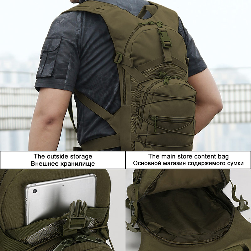 15L Molle Tactical Backpack 80 - Cycling Gear Organizer ulasan dan harga