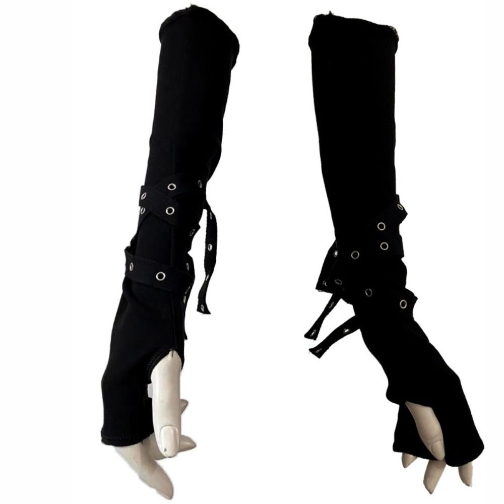 Half-fingered Gothic Arm Warme - Cycling Arm Warmers ulasan dan harga