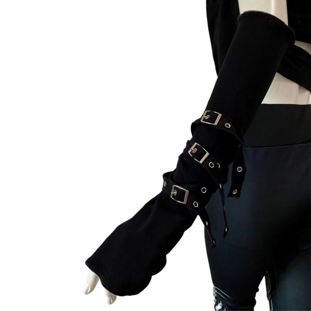 Half-fingered Gothic Arm Warme - Cycling Arm Warmers ulasan dan harga