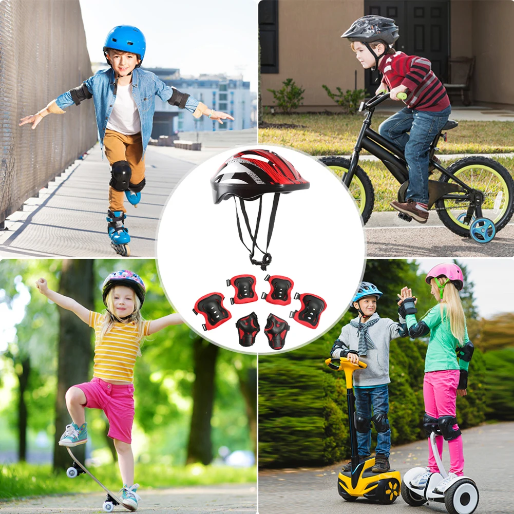 7Pcs Bicycle Sport Protective  - Cycling Gear Padding ulasan dan harga