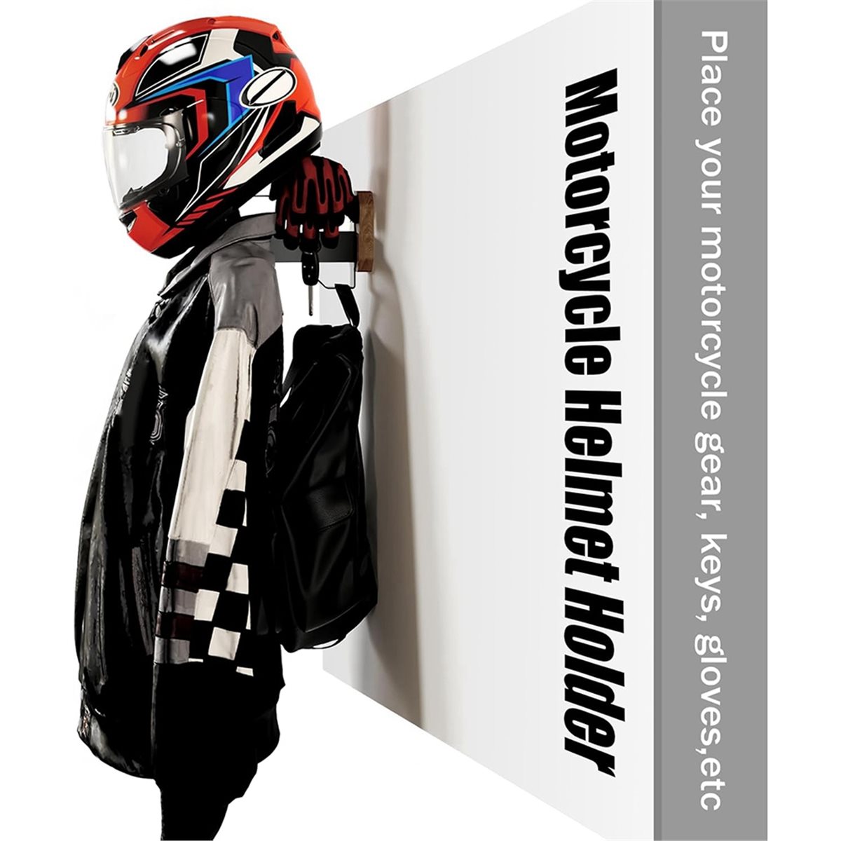 618 Mega Sale Helmet Holder- M - Cycling Gear Wall Mount ulasan dan harga