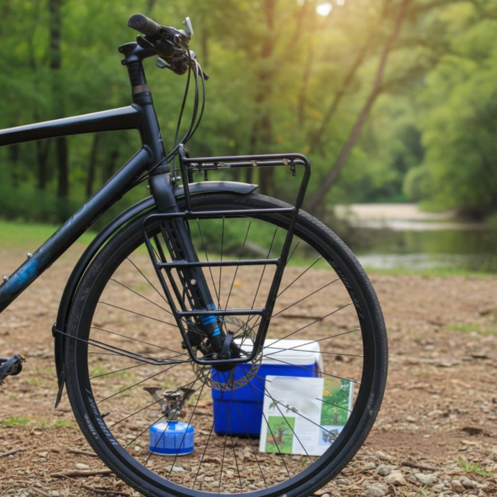 Gravel Bike Front Carrier High - Cycling Gear Gravel ulasan dan harga