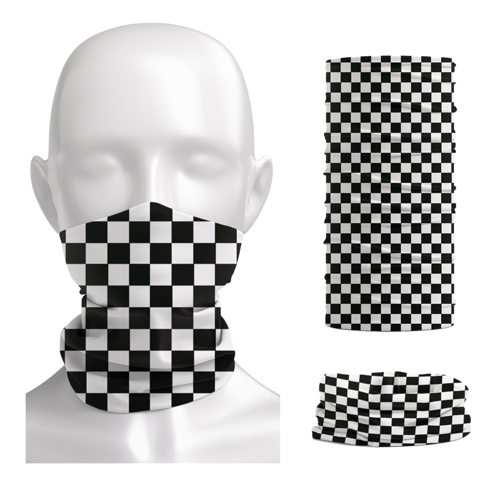 Checkered Ska Printed Headband - Cycling Gear Man ulasan dan harga